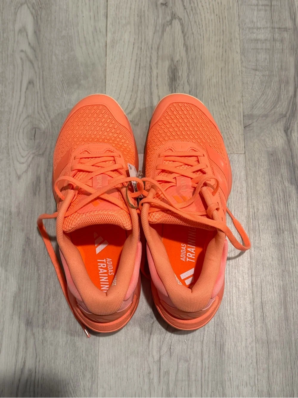 adidas Dropset 4 sz 8 Women's Bright Orange Athletic Sneakers